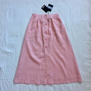 NWT Reformation "Ventura" Skirt in "Bashful"